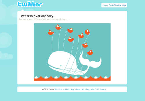 Twitter Over Capacity