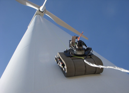 Wind Turbine Climbing Robot (Copyright General Electric)