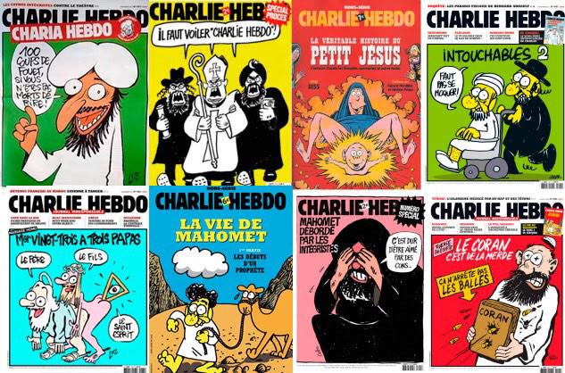 Charlie Hebdo Covers