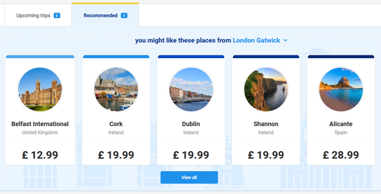 Ryanair Recommendations