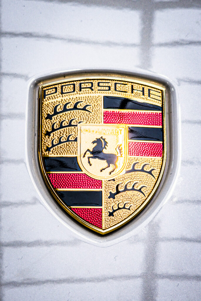 Porsche logo.